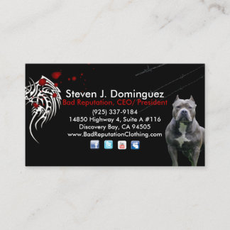Bad Reputation CEO/ President Business Cards