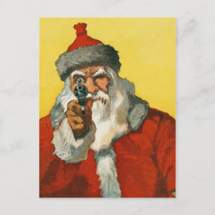 Bad Santa! Holiday Postcard