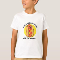 Bad Sausage Puns Are The Wurst Funny Hot Dog Pun 