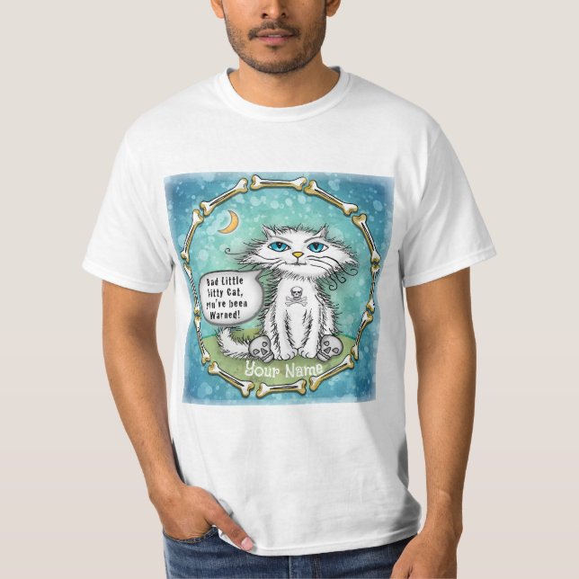 Bad Scraggles Cat T-Shirt (Front)