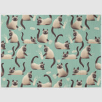 Bad Siamese Cats Knocking Stuff Over