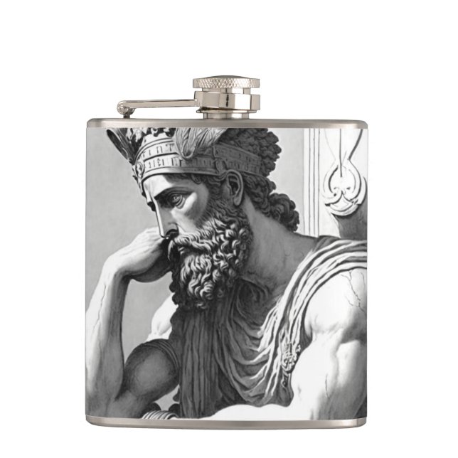Bad Sign Hip Flask (Front)