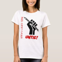 Bad Spellers Untie! Raised Fist Grammar Humour