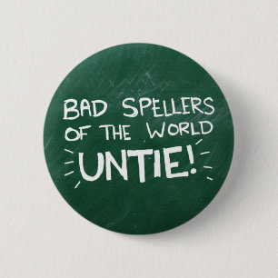 Bad Spelling 2 Inch Round Button