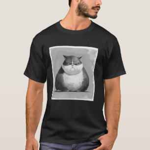 bad-tempered cat, funny cat 4 T-Shirt