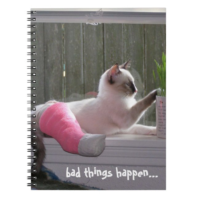 Bad Things Happen Notebook (Front)