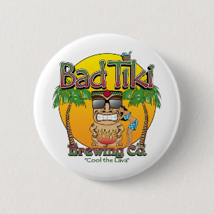 Bad Tiki Brewing Company 2 Inch Round Button
