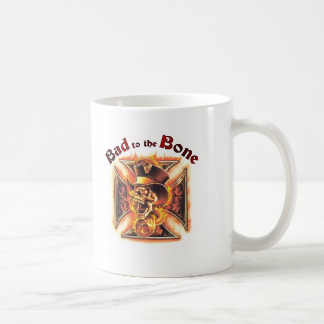 Bad to the bone coffee mug (Right)