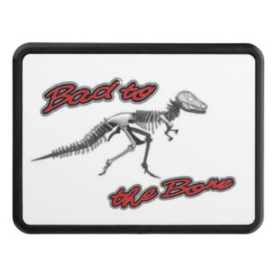 Bad to the Bone Dino Rex Trailer Hitch Cover