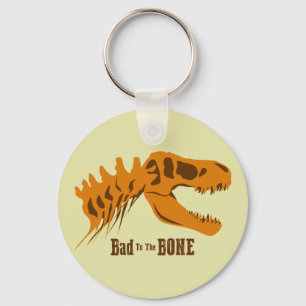 Bad to the Bone Keychain