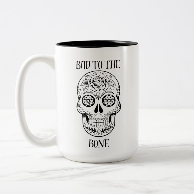 Bad to the Bone Mug (Left)
