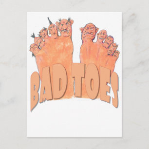 Bad Toes Postcard