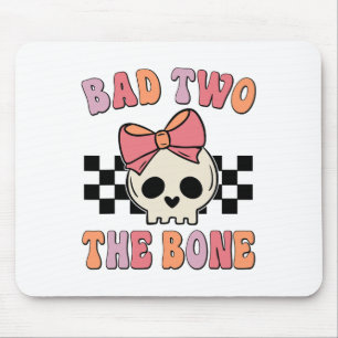 Bad Two The Bone Birthday 2 Years Old Birthday Kid Mouse Pad