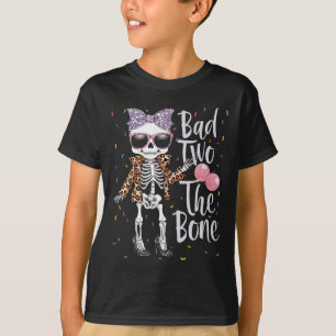 Bad Two The Bone Halloween Birthday 2nd Birthday G T-Shirt