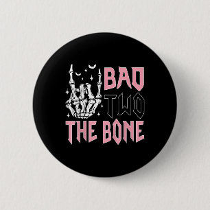 Bad Two The Bone Party Decorations 2 Years Old Bir Inch Round Button