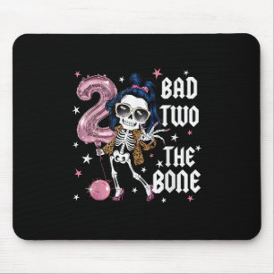 Bad Two The Bone Party Decorations Boy Girl 2nd Bi Mouse Pad