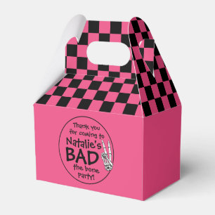 Bad Two The Bone Personalized 2nd Birthday Party Favor Box