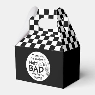 Bad Two The Bone Personalized 2nd Birthday Party Favor Box