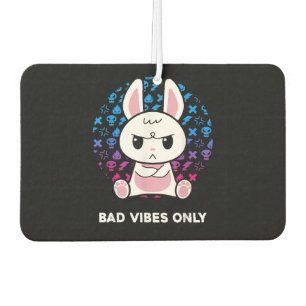 Bad Vibes Only Air Freshener