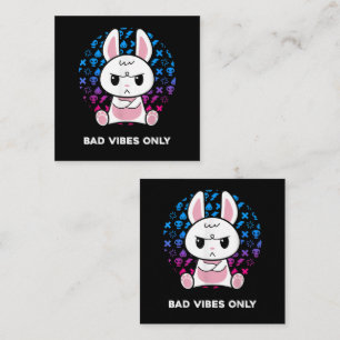 Bad Vibes Only Enclosure Card