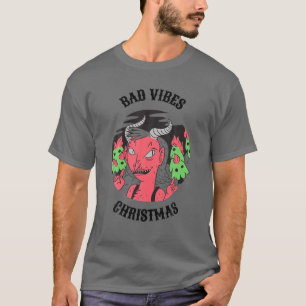 Bad Vibes Ugly Satanic Christmas Essential T-Shirt