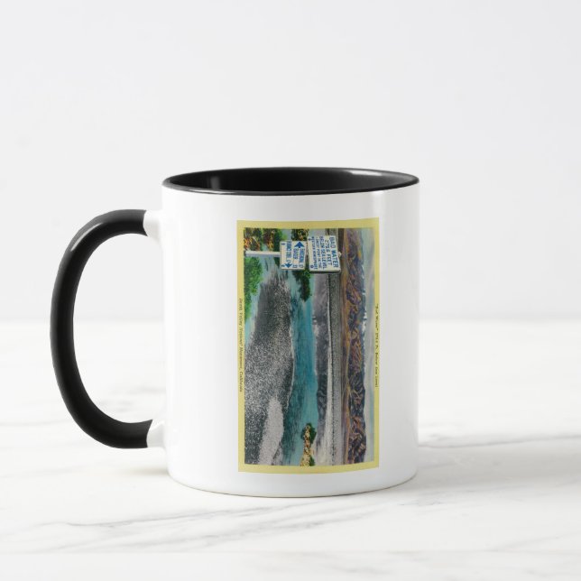 Bad Water at Death Valley National Monument Mug (Left)