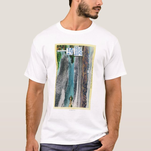 Bad Water at Death Valley National Monument T-Shirt (Front)