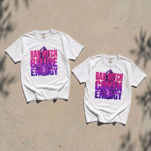Bad Witch Coven Energy Bride Crew Bachelorette T-Shirt