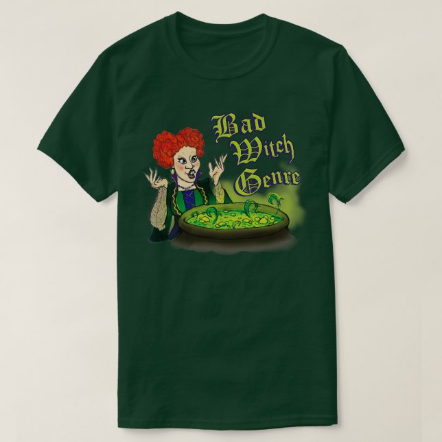 Bad Witch Genre T-Shirt (Design Front)