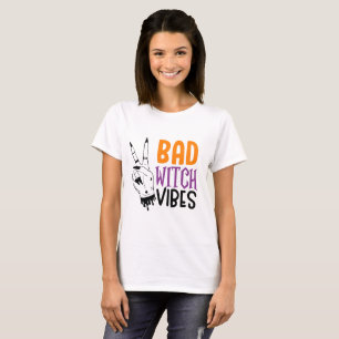 Bad Witch Vibes Halloween T-Shirt