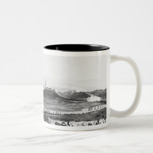 Badajos During Siege of  engraved Charles Two-Tone Coffee Mug