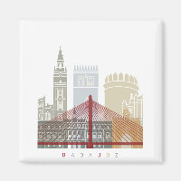 Badajoz skyline poster