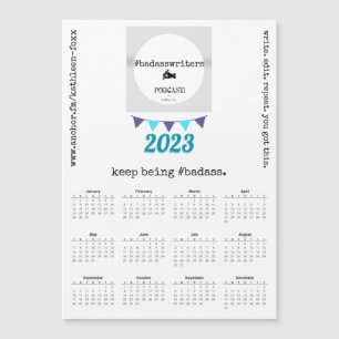 #badass 2023 magnet calendar