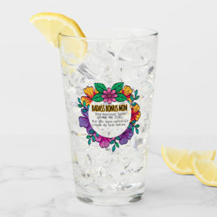 Badass Bonus Mom Glass