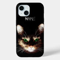 Badass Cats - Green Eyes Personalised