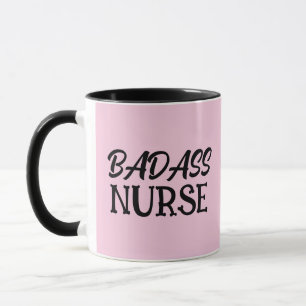 BADASS NURSE CAFÉ MUG