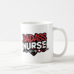 Badass nurse coffee mug