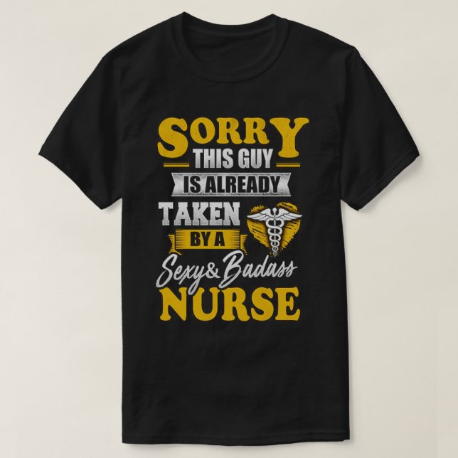 Badass Nurse T-Shirt (Design Front)