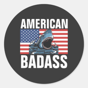 BADASS PATRIOT AMÉRICAINS STICKERS