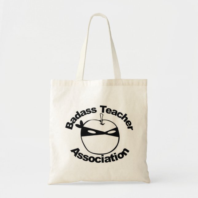 Badass Teacher Association - Ninja Apple tote (Front)