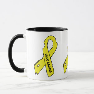 Badass/Torn Ribbon...Endometriosis Mug