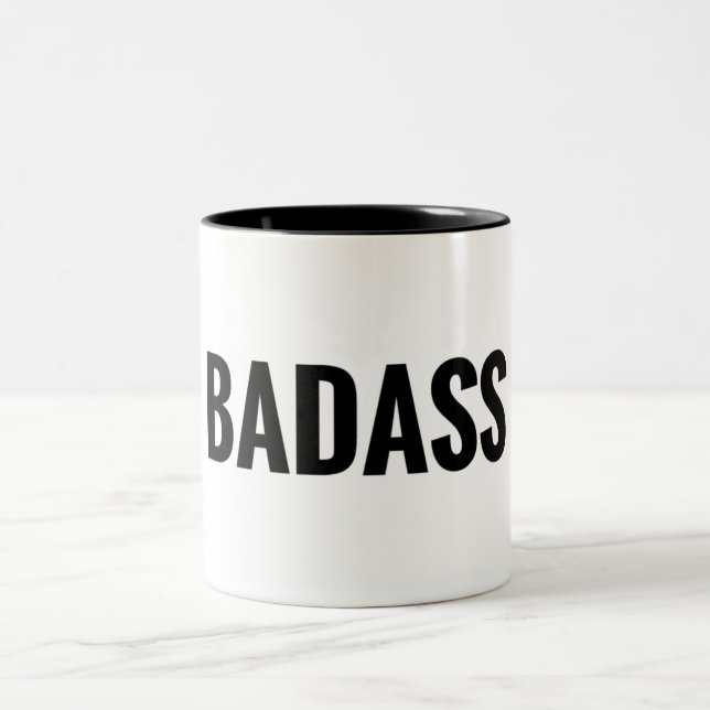 Badass Two-Tone Coffee Mug (Center)