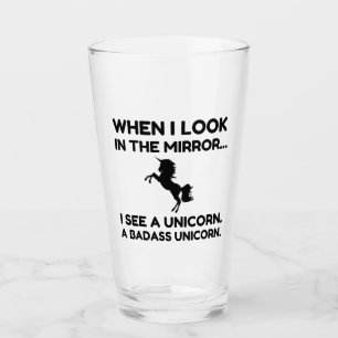 BADASS UNICORN GLASS