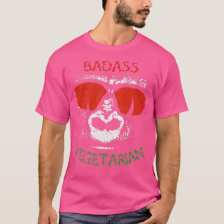 Badass vegetarian (gorilla) funny cool veggie love T-Shirt