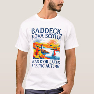 Baddeck Nova Scotia Bras D'Or Lakes Celtic Autumn T-Shirt