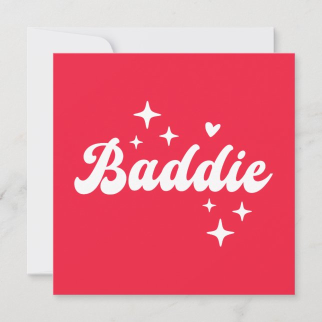 Baddie Invitation (Front)