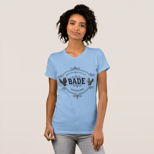BADE (Dark) Bella Canvas Fine Jersey T-Shirt (Front Full)