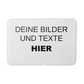 Badematte selbst gestalten - kreatives Geschenk Bath Mat