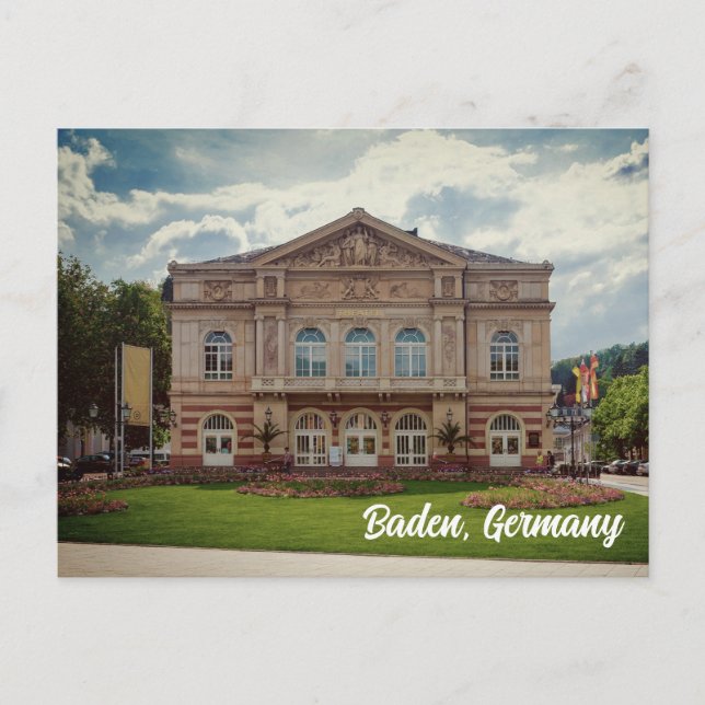 Baden Baden Germany Postcard (Front)