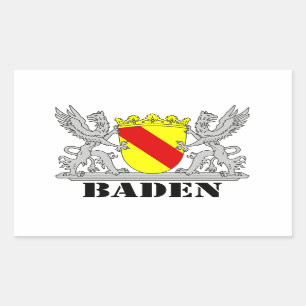 Baden Coat of Arms with writing Sticker